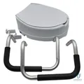 Produktbild: PEPE Mobility - Toilettensitzerhöhung mit Armlehnen 10cm, WC Sitzerhöhung mit De