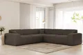 Produktbild: Fun Möbel Ecksofa Designersofa CELES PREMIUM Universal in Stoff Sven, Rundumbezug, inkl. 3 x Zierkissen