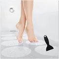 Produktbild: cocofy Große Antirutsch Aufkleber Dusche und Badewanne transparent Ø 15 cm XXL Anti Rutsch Aufkleber als rutschfeste Antirutschmatte durchsichtig in Dusche Kinder Antirutsch Sticker Dusche 10-Pack