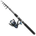 Produktbild: DAM Fishing Spinnrute DAM SET FULL TECH TELE SPINNING COMBO - 4 Größen wählbar, Modernes Design 2,1 m