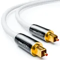 Produktbild: 10m Toslink Audio Kabel Optisches Audiokabel Metallstecker LWL SPDIF Digital 5mm
