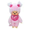 Produktbild: Monchhichi Plüschfigur Kirschblüten-Mädchen 20 cm Monchhichi Puppe mit rosa Fell