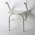 Produktbild: Etac weiß Dusche Sitz Relax mit Arm unterstützt und Standbeinen