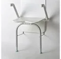 Produktbild: ETAC Dusch-Toilettenrollstuhl Etac Relax Duschklappsitz mit Armlehnen und Stützb