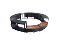 Produktbild: ESTEXO Pooltreppe Whirlpool Umrandung Poolumrandung Poolverkleidung Rattan Pool Rahmen