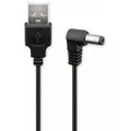 Produktbild: USB-auf-DC-Kabel 5 V/1 A, 0,5 m - Schwarz