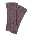 Produktbild: McRon Damen Gestrickte Pulswärmer Emily Lavendelgrau 259
