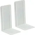 Produktbild: Wedo Buchstütze 1021200, hoch, weiß, 14 x 24cm, aus Metall, 2 Stützen, 2 Stück