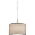 Produktbild: Paulmann URail Stoffschirm TESSA 2Easy für Pendelleuchten, Ø 25.5cm / H 15.2cm, max. 50W, Grau PAUL-60352