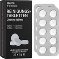 Produktbild: 20x Reinigungstabletten für Kaffeevollautomaten | gegen Kaffeeöl-Rückstände | für Jura, Siemens, Delonghi etc.