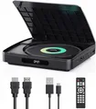 Produktbild: Mini DVD Player für TV mit HDMI-Kabel – HD Upscaling, regionsfrei, Speicherfunktion, HDMI-Sync, kompatibel mit verschiedenen Disc-Formaten (kein Blu-Ray)