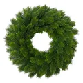 Produktbild: Künstlicher Tannenkranz Ø 40cm. Adventskranz Weihnachtskranz Türkranz Winterdeko