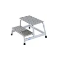 Produktbild: KRAUSE Montagetritt STABILO silber 2 Stufen, H: 41,0 cm