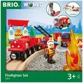 Produktbild: Brio Feuerwehrlok mit Zubehör - ab 3 Jahren
