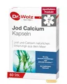 Produktbild: Dr. Wolz Jod Calcium Kapseln, 60 Kapseln, Jod und Calcium natürlichen Ursprungs aus dem Meer, gesunde Schilddrüse und gesunde Knochen