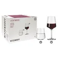 Produktbild: RITZENHOFF 6111002 Rotwein- und Wasserglas Set 500 ml Serie Lichtweiss Julie Nr. 2, 12 Stück - Made in Germany