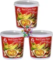 Produktbild: yoaxia ® 3er Pack - [ 3x 400g ] Rote Currypaste/Red Curry Paste + ein kleines Glückspüppchen - Holzpüppchen