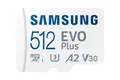 Produktbild: Samsung EVO Plus microSD-Speicherkarte (2024) (inkl. SD Adapter) - 512 GB