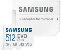 Produktbild: Samsung EVO Plus MB-MC512S - Flash-Speicherkarte (microSDXC-an-SD-Adapter inbegriffen)