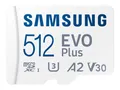 Produktbild: Samsung EVO Plus MB-MC512S - Flash-Speicherkarte (microSDXC-an-SD-Adapter inbegriffen)