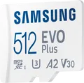 Produktbild: SAMS MB-MC512SA - microSDXC-Speicherkarte 512GB, Samsung, EVO Plus