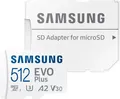 Produktbild: Samsung EVO Plus 2024 R160 microSDXC 512GB Kit