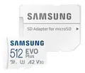 Produktbild: 8806095420110 Memory card microSD MB-MC512SA EU EVO Plus 512GB + adapter Samsung