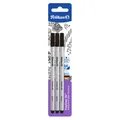 Produktbild: Pelikan 940601 Fineliner 96, 3 Stück in Blisterverpackung, schwarz