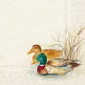 Produktbild: 20 Servietten Hunted Ducks - Naturausschnitt Enten 33x33cm