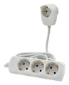 Produktbild: REV Ritter Steckdosenleiste 3-fach ohne Schalter 2m weiß Powersplit - 12312114 (VPE: 8 Stück)