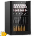 Produktbild: Klarstein Beercave 115 Kühlschrank 115 Ltr 4 Böden 3-fach isolierte Glastür Touch