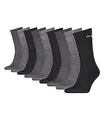 Produktbild: PUMA unisex Sportsocken Tennissocken Freizeitsocken Sport Crew 7312 9 Paar, Farbe:Grau, Menge:9 Paar (3x 3er Pack), Größe:35-38, Artikel:-207 anthracite/grey