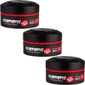 Produktbild: Gummy Professional - Haar Styling Wachs Ultra Halt (Rot) 150Ml (Packung Mit 3)