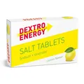 Produktbild: DEXTRO ENERGY SALT TABLETS LEMON + NATRIUM - 54g, 30 Tabletten - Traubenzucker Tabletten für schnelle Kohlenhydrate zur Energieversorgung, Ergänzung beim Workout