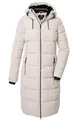 Produktbild: killtec Damen Steppmantel/Funktionsmantel in Daunenoptik mit Kapuze KOW 56 WMN QLTD CT, weißer Sand, 48, 41810-000