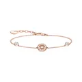 Produktbild: Thomas Sabo Armband Kreise Weiße Steine Rosévergoldet A1882-416-14