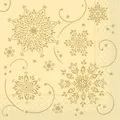 Produktbild: Mank Serviette Tissue Cristal in Creme, 40 x 40 cm, 100 Stück - Weihnachten