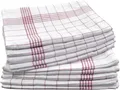 Produktbild: Dyckhoff Geschirrtuch KARO / Halbleinen - 50x70 cm, (Set, 10-tlg)