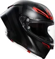 Produktbild: AGV Pista GP RR Intrepido Helm, schwarz matt/rot, 2XL (63/64)