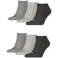 Produktbild: PUMA Sneakersocken Puma Sneaker Socken Füsslinge im 6er Pack grau 39-42