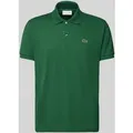 Produktbild: Lacoste Poloshirt mit Label-Stitching Modell 'L.12.12 CORE' in Dunkelgruen, Größe XXL
