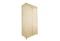 Produktbild: Spetebo Stoffschrank Stoff Kleiderschrank mit Stange 160x75cm - beige (Stück, 1-St., Staubsicherer Reißverschluss für sicheren Verschluss) einfache Montage mit wenigen Handgriffen