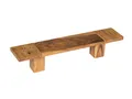 Produktbild: Badmöbel Handtuchhalter Palisander Holz Handtuchstange 50cm Leeston Badezimmer