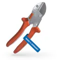 Produktbild: Original LÖWE 5 Profi Gartenschere Amboss 5.107 mit rostfreier und antihaftbeschichteter Stahlklinge - handliche und leichte Baumschere ideal zum Schneiden von Obstbaum Apfelbaum Birnenbaum