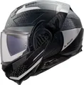 Produktbild: LS2 FF910 Advant 2 Astral Grau Klapp-Helm glanz schwarz XL Motorrad Helm