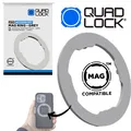 Produktbild: QUAD LOCK MAG Case Ring farbige Ersatz System Dekor Ringe für Handy Hülle Grau