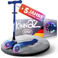 Produktbild: kinnaz ONE, Premium Roller für Kinder ab 3 Jahre, faltbar, Höhe 5fach einstellbar, LED Räder, Ersatzteilservice, Diebstahlschutz, Kinderroller
