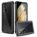 Produktbild: wasserdichte Schutzhülle für Samsung Galaxy S21 Ultra 6,8 Zoll, IP68, wasserdicht, 360 °, stoßfest, Sport, Schutzhülle, wasserdicht