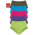 Produktbild: petite fleur Taillenslip (5er-Pack) aus weicher Pikee-Qualität bunt|grün|lila 38