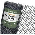 Produktbild: HaGa Profil Rasenschutzgitter in 2m Br. (Meterware) (zur Verstärkung von weitläufigen Flächen, insbesondere Park- und), Masche 30mm Hangbefestigung Gartengitter Bodenschutz schwarz 200 cm x 100 cm
